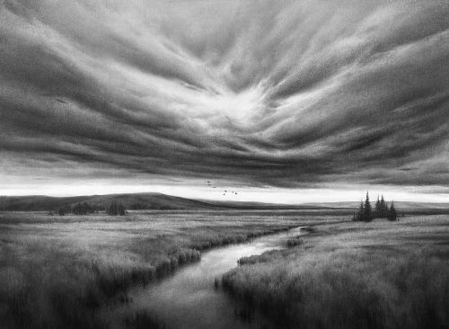 "UNDER BROODING SKIES" by Gwendolyn Kern