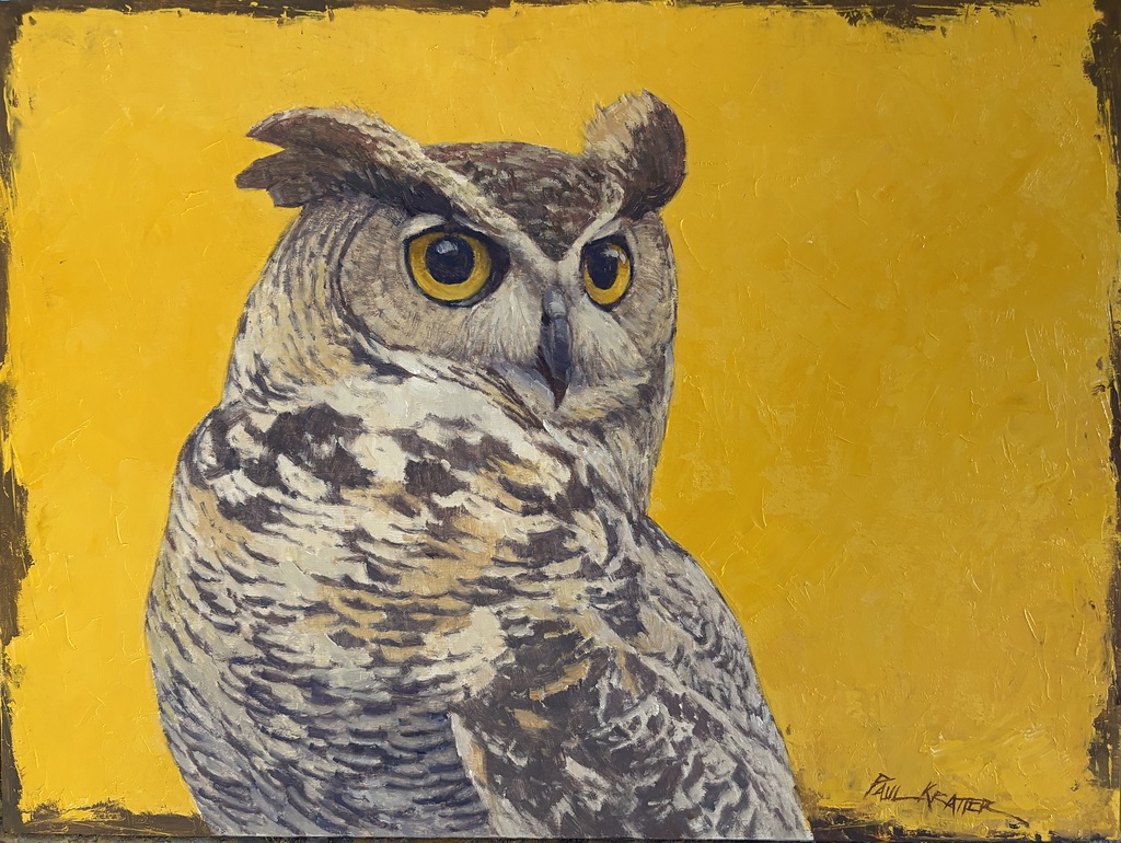 “GREAT HORNED OWL” by Paul Kratter