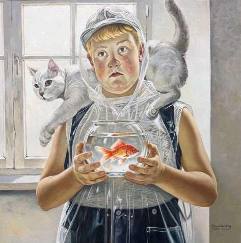 "MINI WORLD BENEATH RAINCOAT" by Wanning Liao