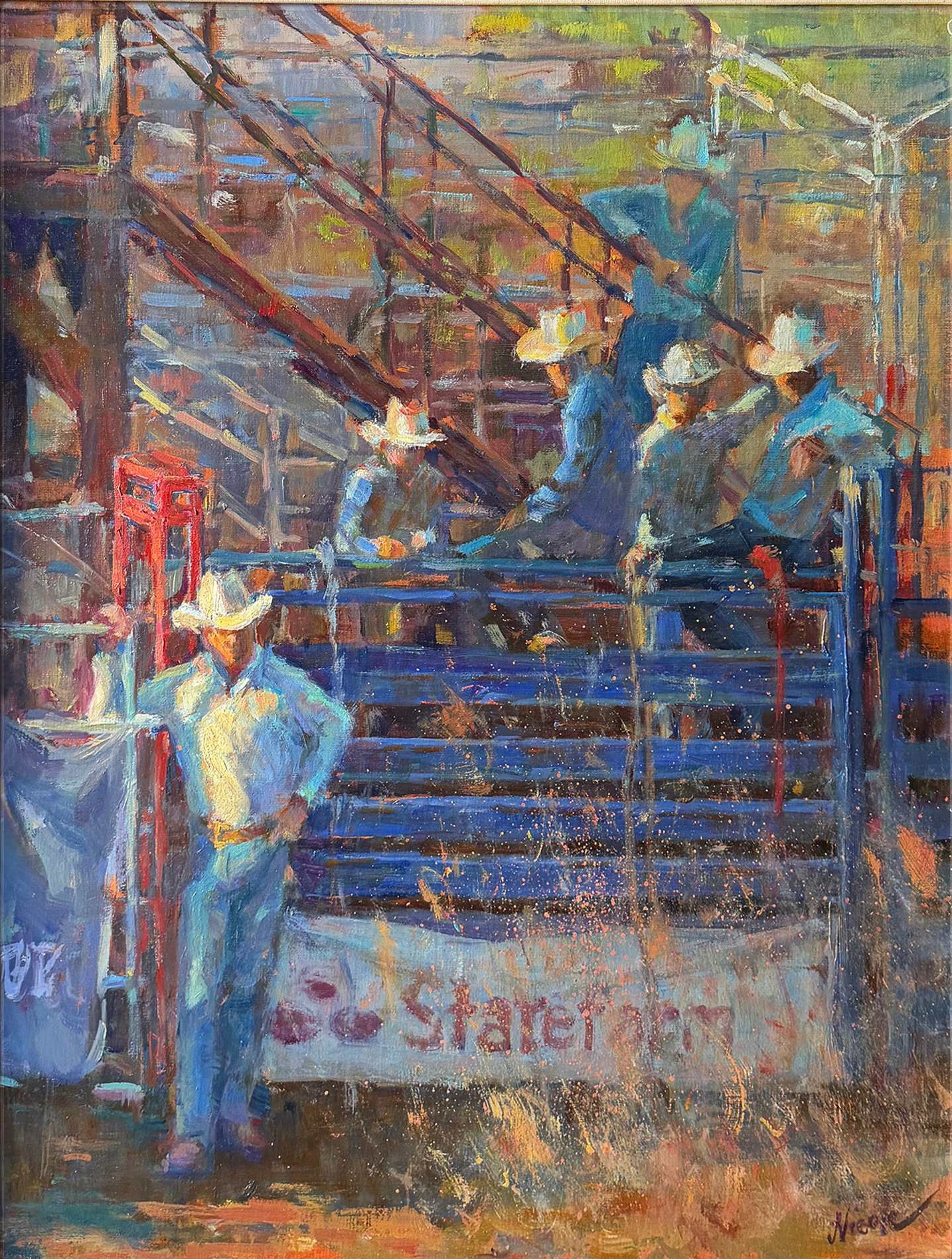 "RIGHT OUT OF THE GATE" by Nicole White Kennedy