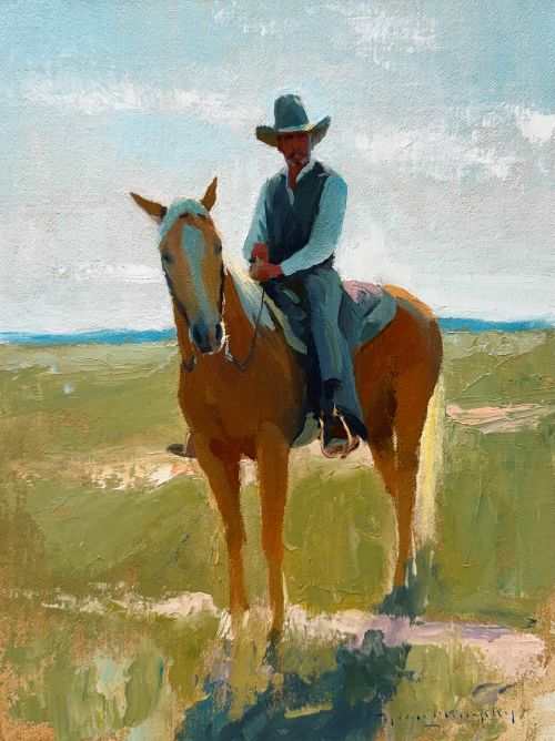 "SETTLED IN THE SADDLE" by Tyler Murphy