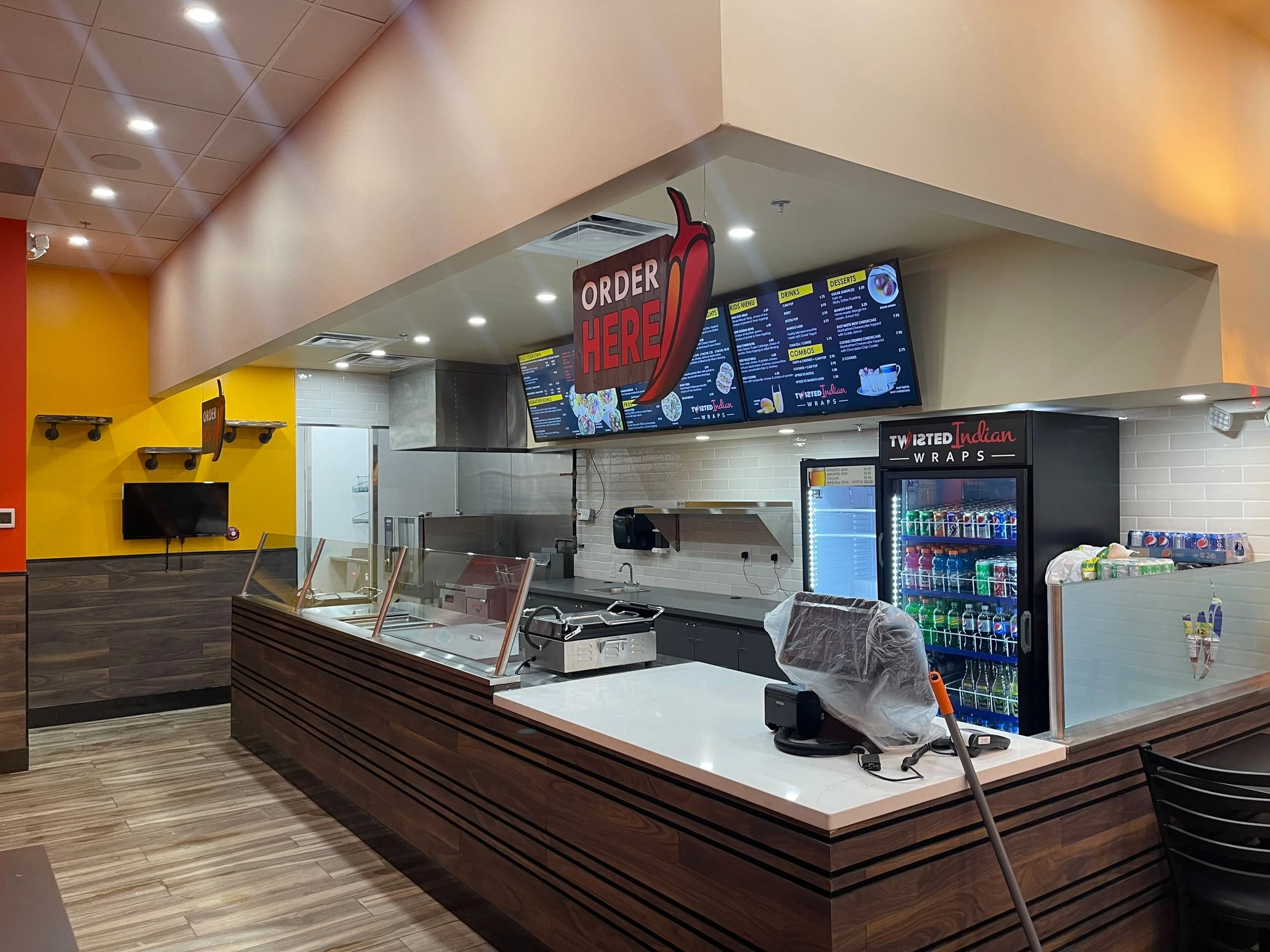 twisted Indian wraps restaurant