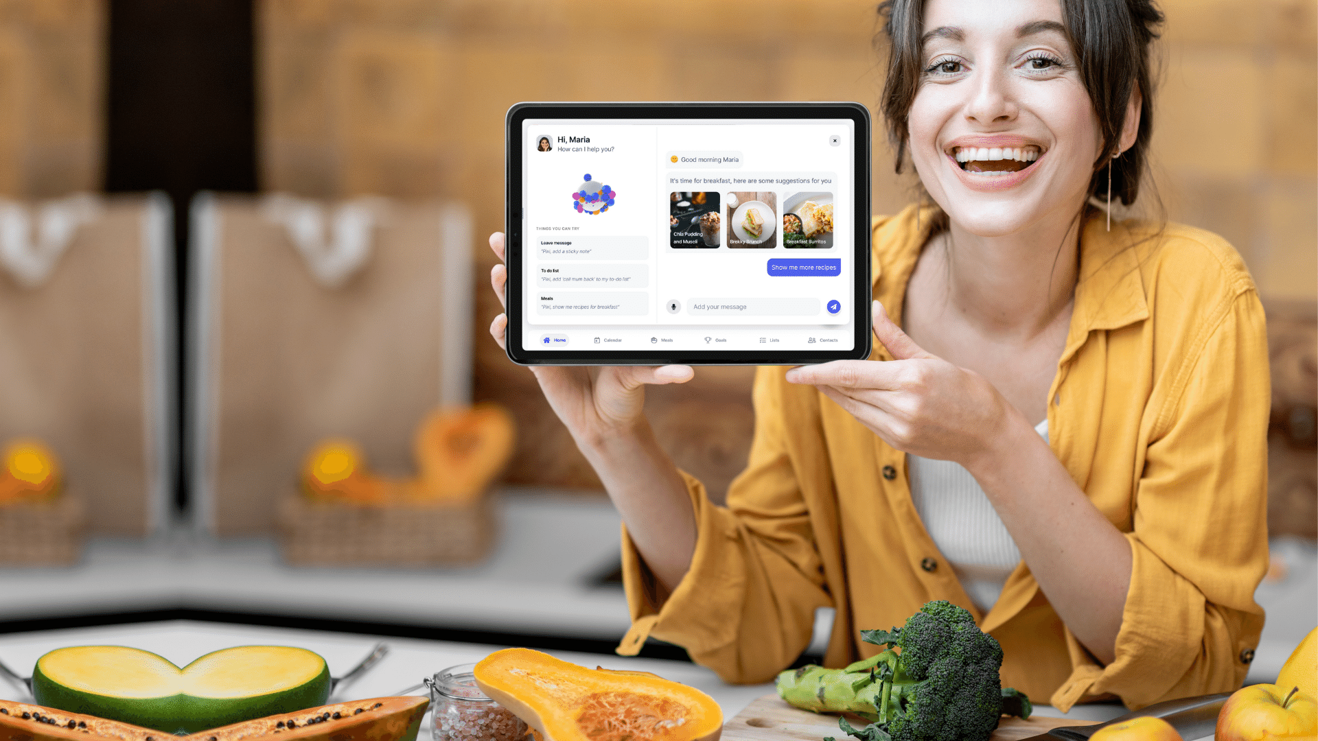 aKin assistive tablet helps people living with a disability to manage their home and wellbeing.