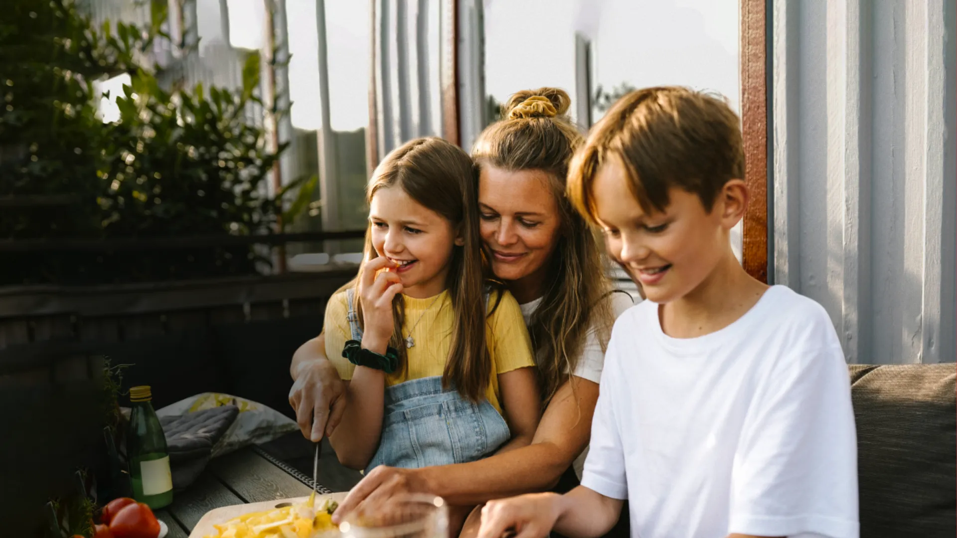 family in affordable housing