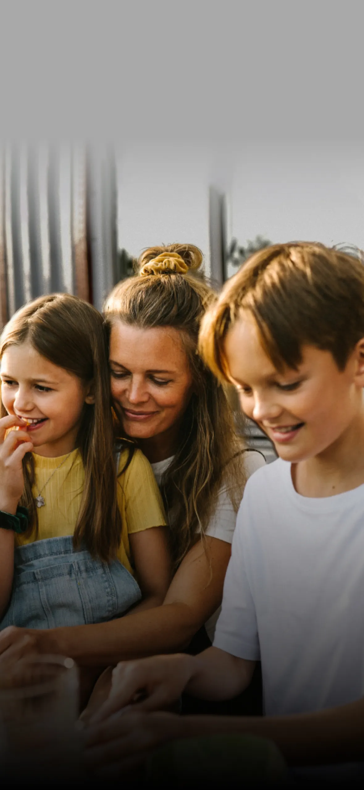 family in affordable housing