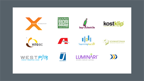 image of 12 logos designed by e7