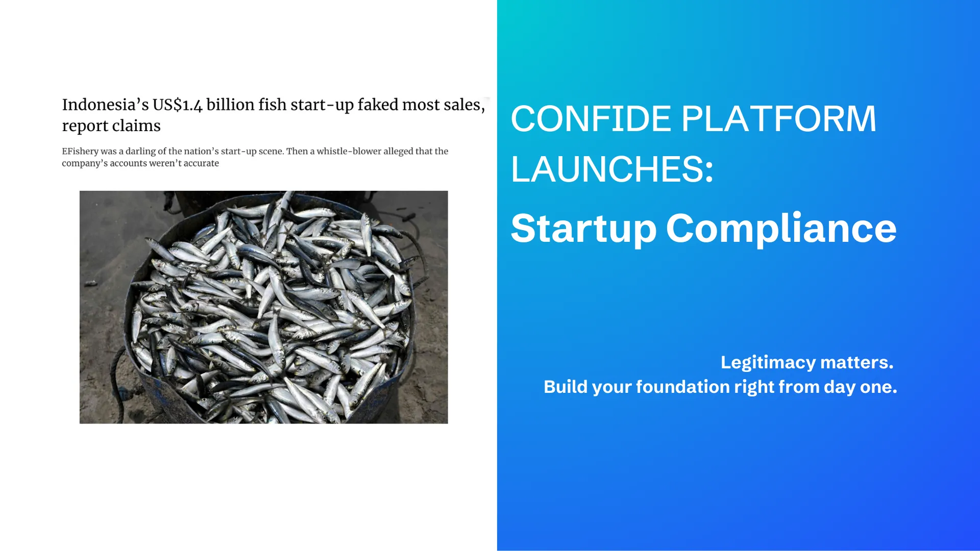 Confide Platform Launches Startup Compliance