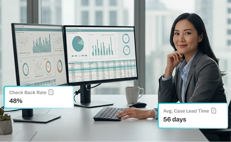 Review and manage cases from start to finish in one secure system.