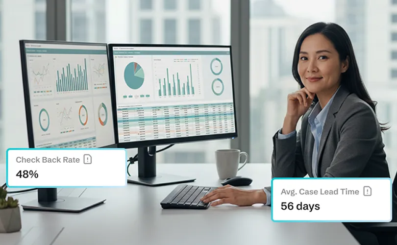 Review and manage cases from start to finish in one secure system.