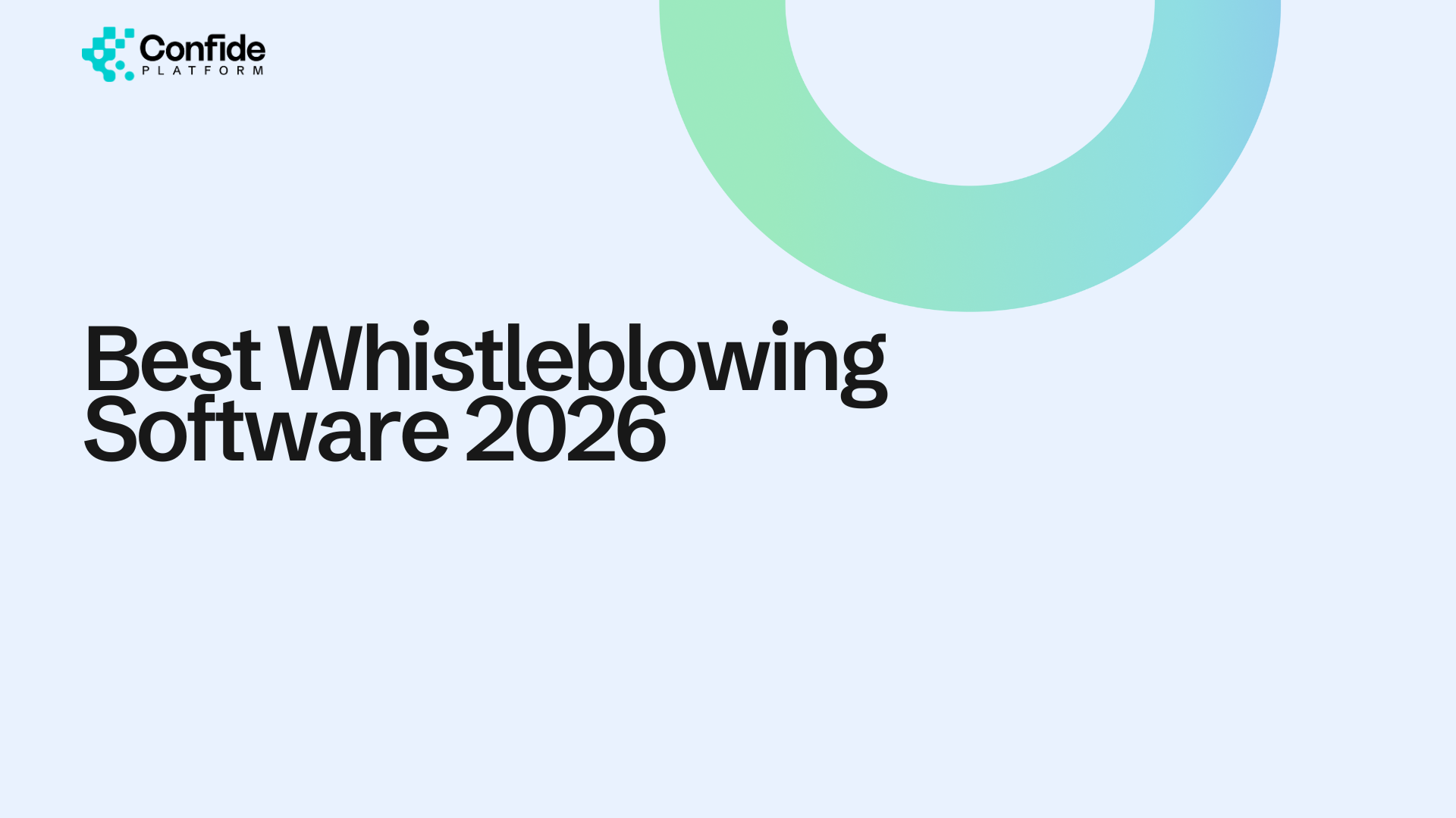 Best Whistleblowing Software 2026
