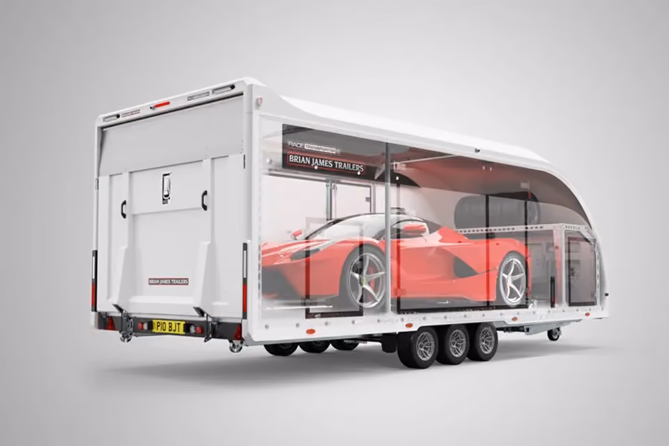 Krytý transportér pro individuální převoz vozu