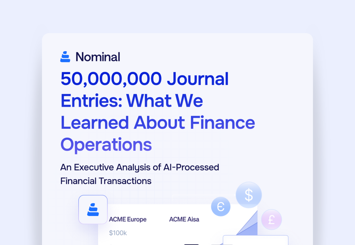 50,000,000 Journal Entries: What We Learned About Finance Operations