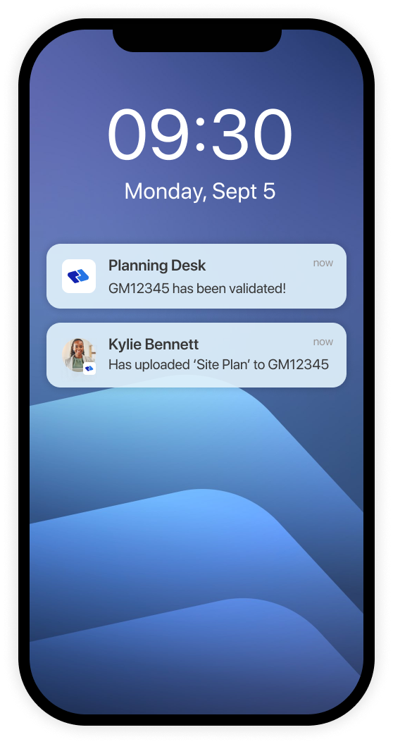 A list of the different team members in your application