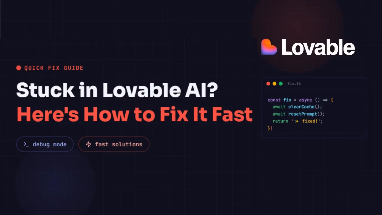 stuck in lovable ai