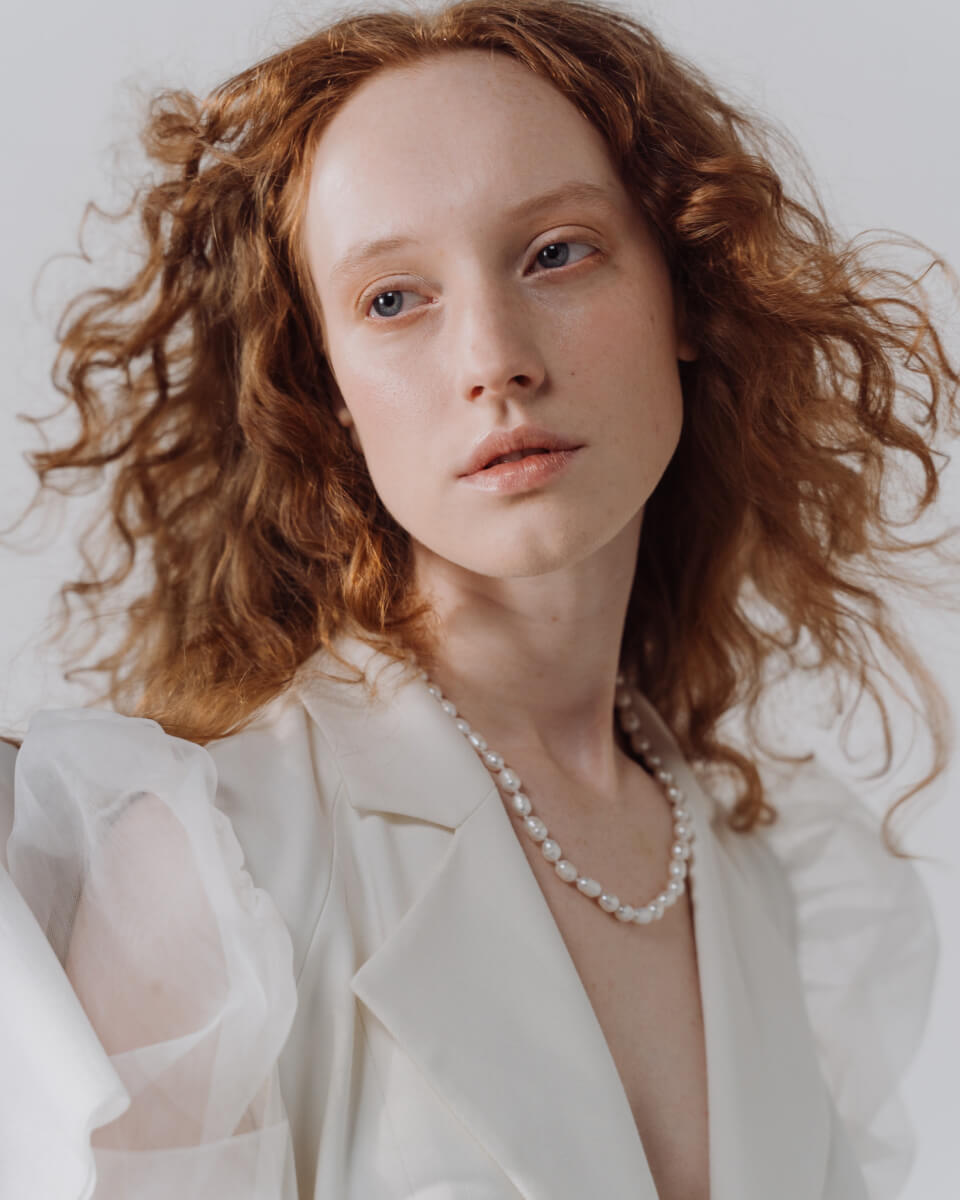 White delicate dress