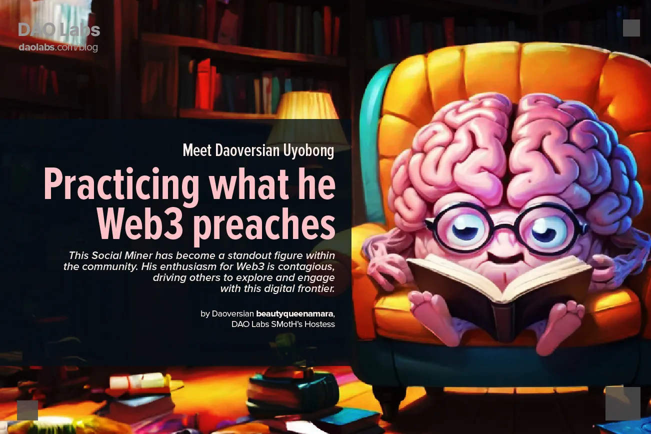 Practicing what he Web3 preaches