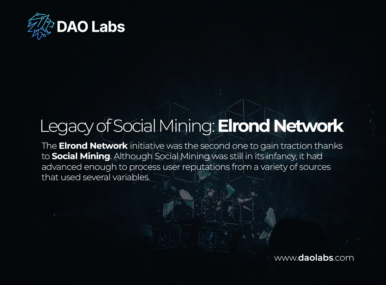 The legacy of social mining: Elrond Network