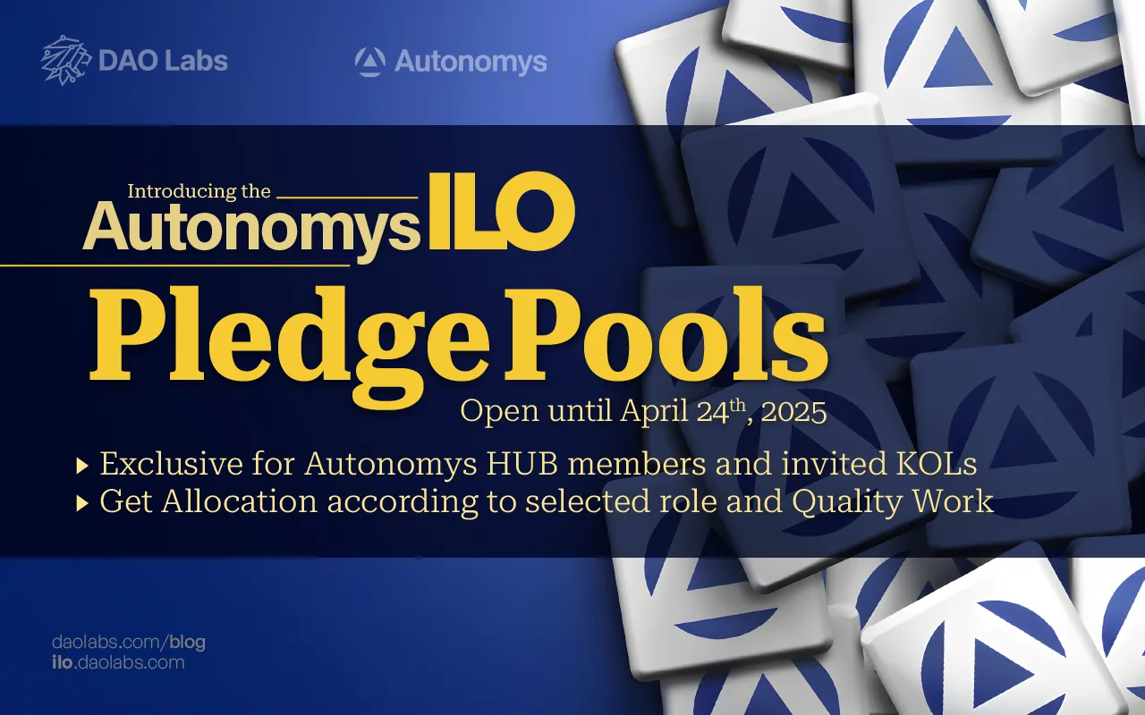 DAO Labs announces the Autonomys ILO