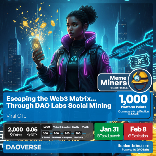 Scaping the Web3 Matrix with Social Mining