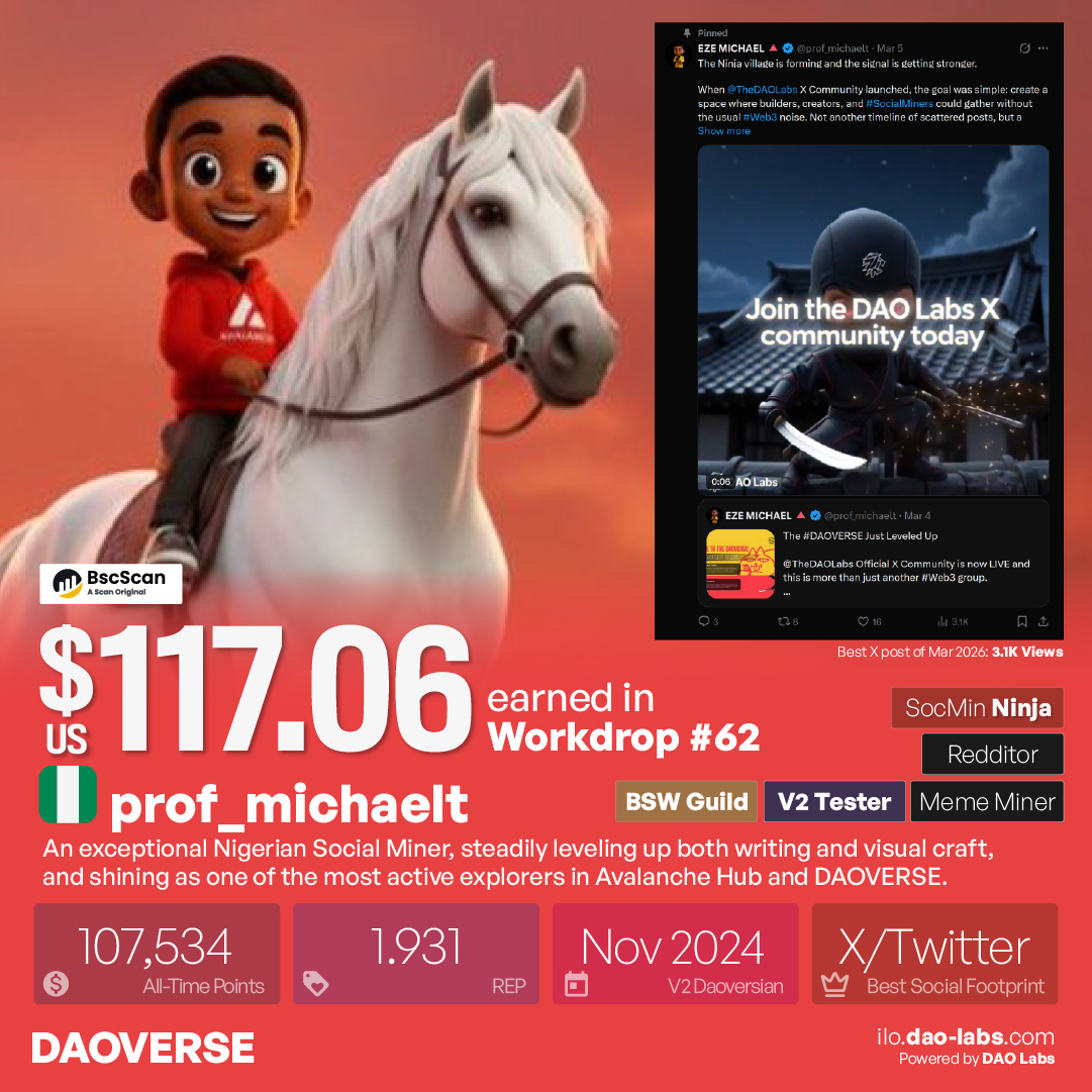 Riding the Daoversian Galaxy: prof_michaelt makes Real Rewards