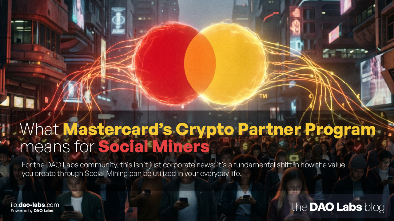 What Mastercard’s Crypto Partner Program means for Social Miners