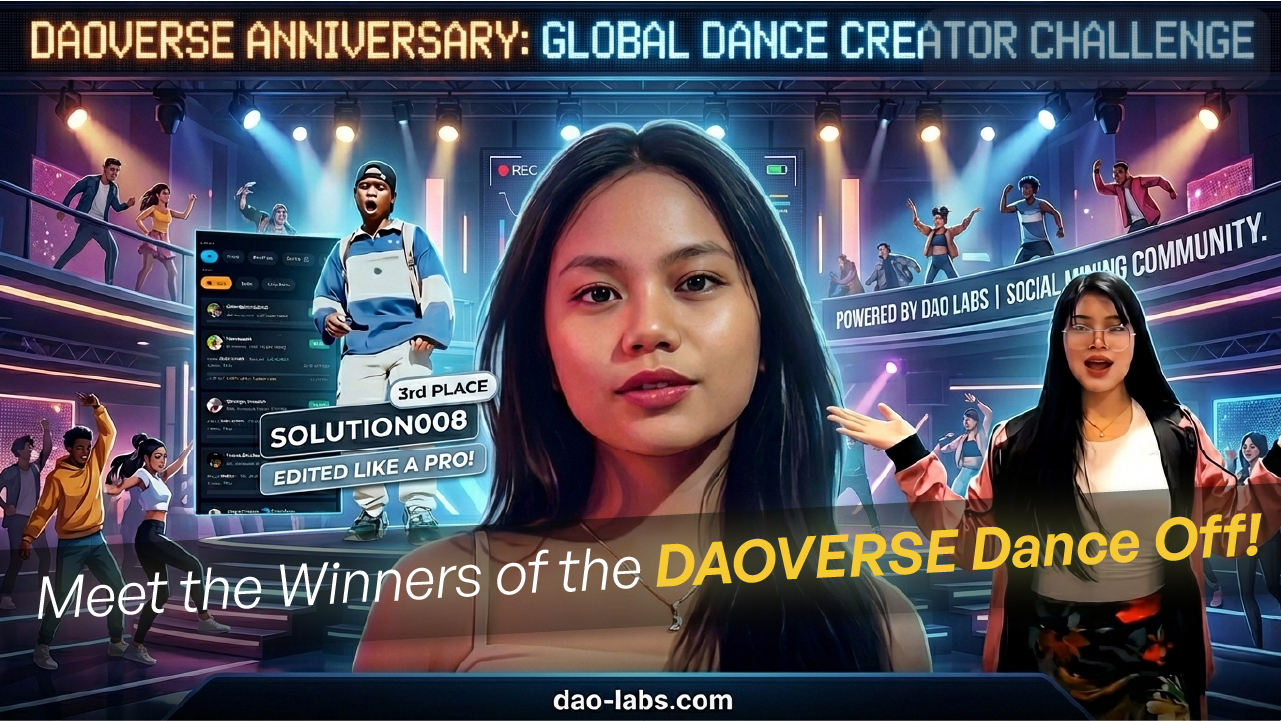 Meet the Winners of the DAOVERSE Dance Off!