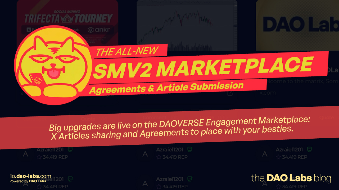 Introducing X Articles and Task Reassignment to DAOVERSE