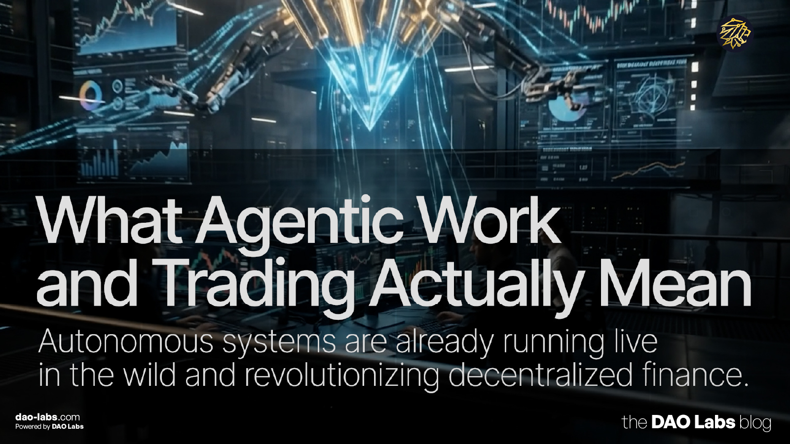 What Agentic Work and Trading Actually Mean