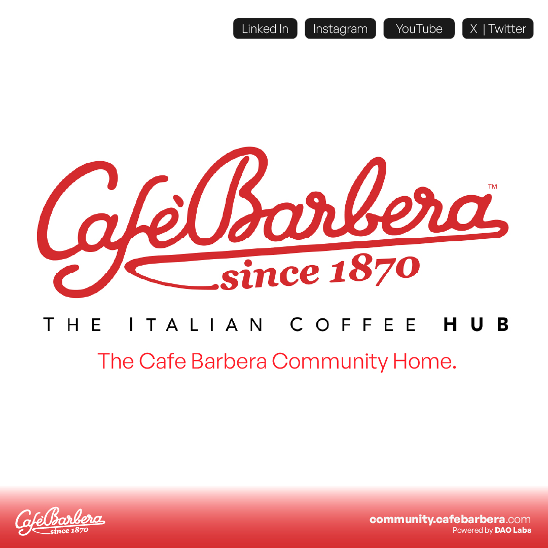 Welcome to the Caffè Barbera Community! ☕