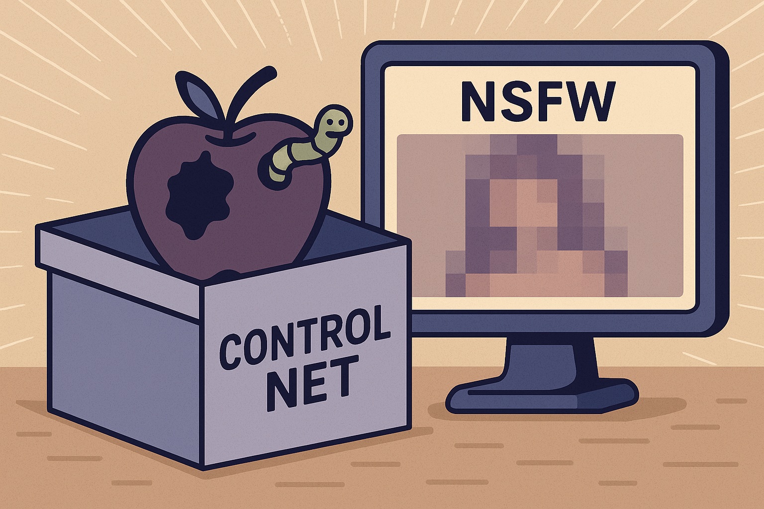 ControlNet rotten apple