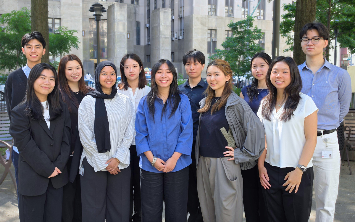 group photo of 2026 project ahead interns
