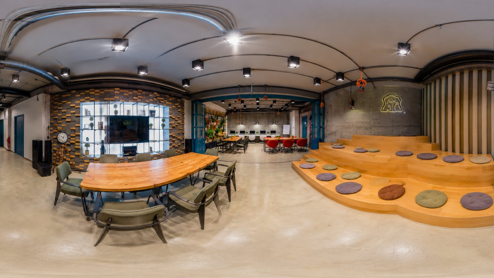 Tour 360 do espaço