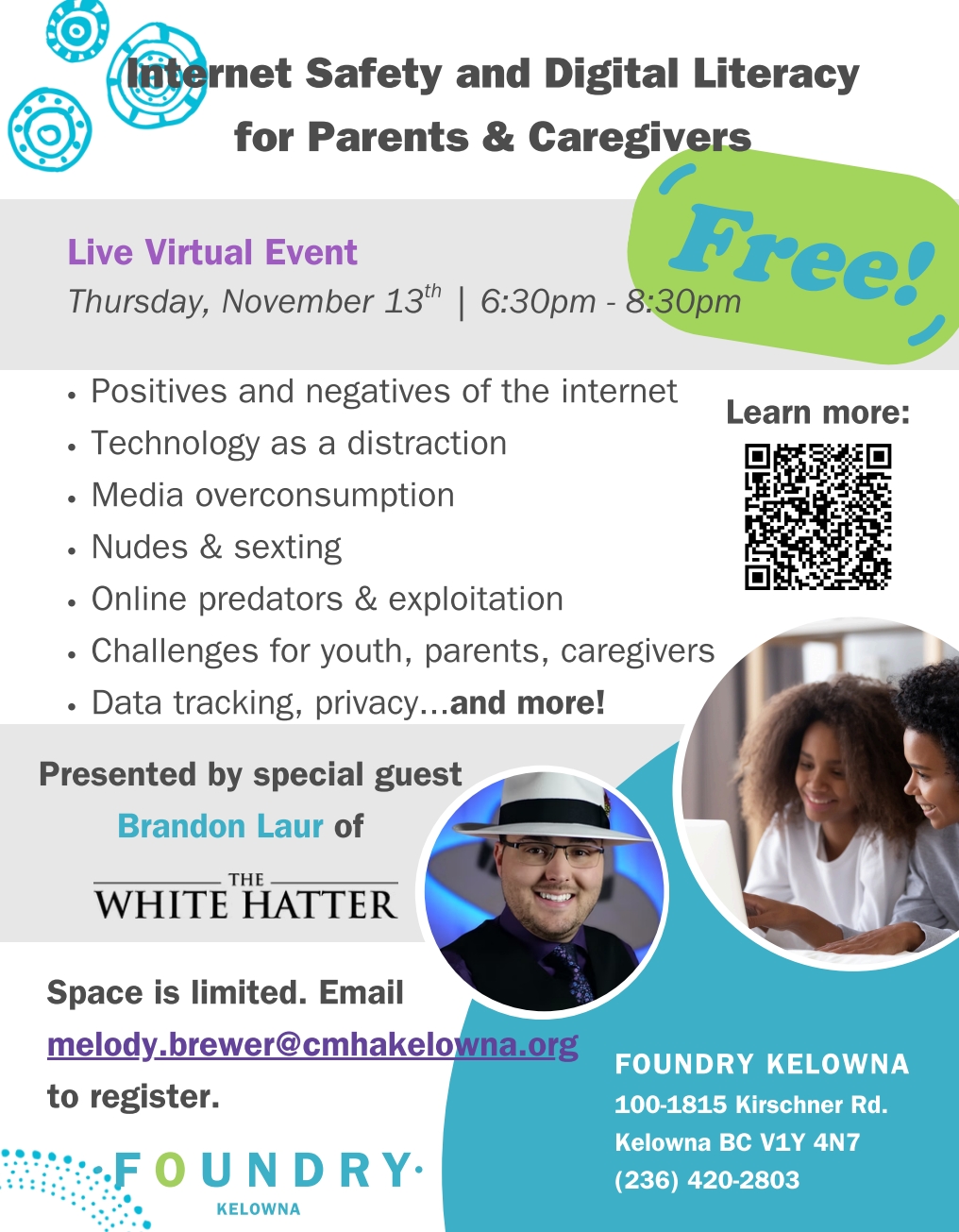 Internet Safety and Digital Literacy for Parents + Caregivers