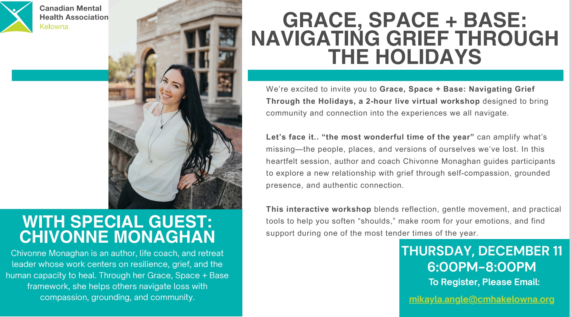 Grace, Space + Base: Navigating Grief Through the Holidays