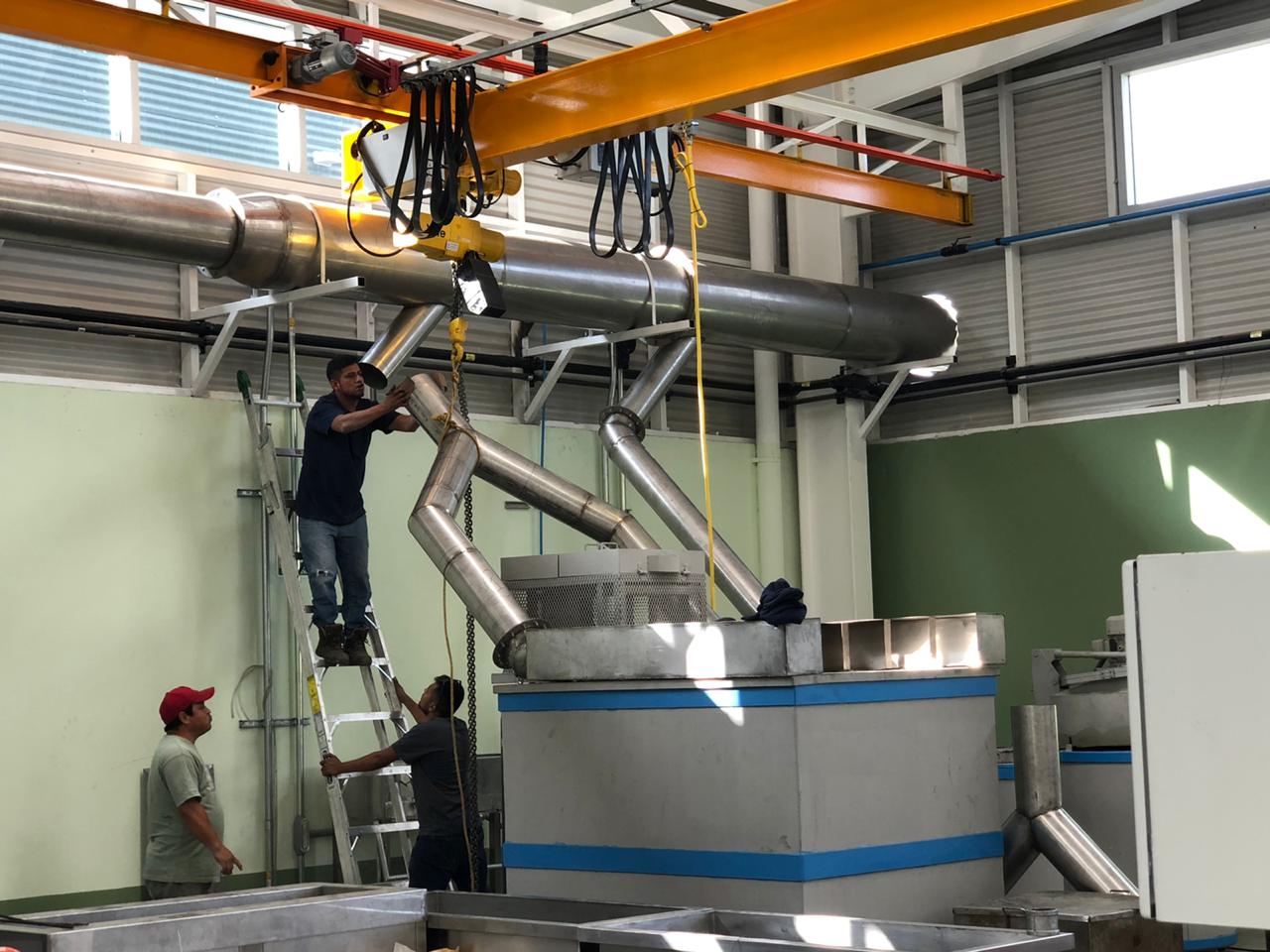 sistema de ventilacion industrial
