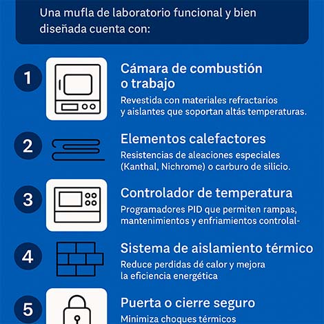 Partes fundamentales de Horno de fundicion