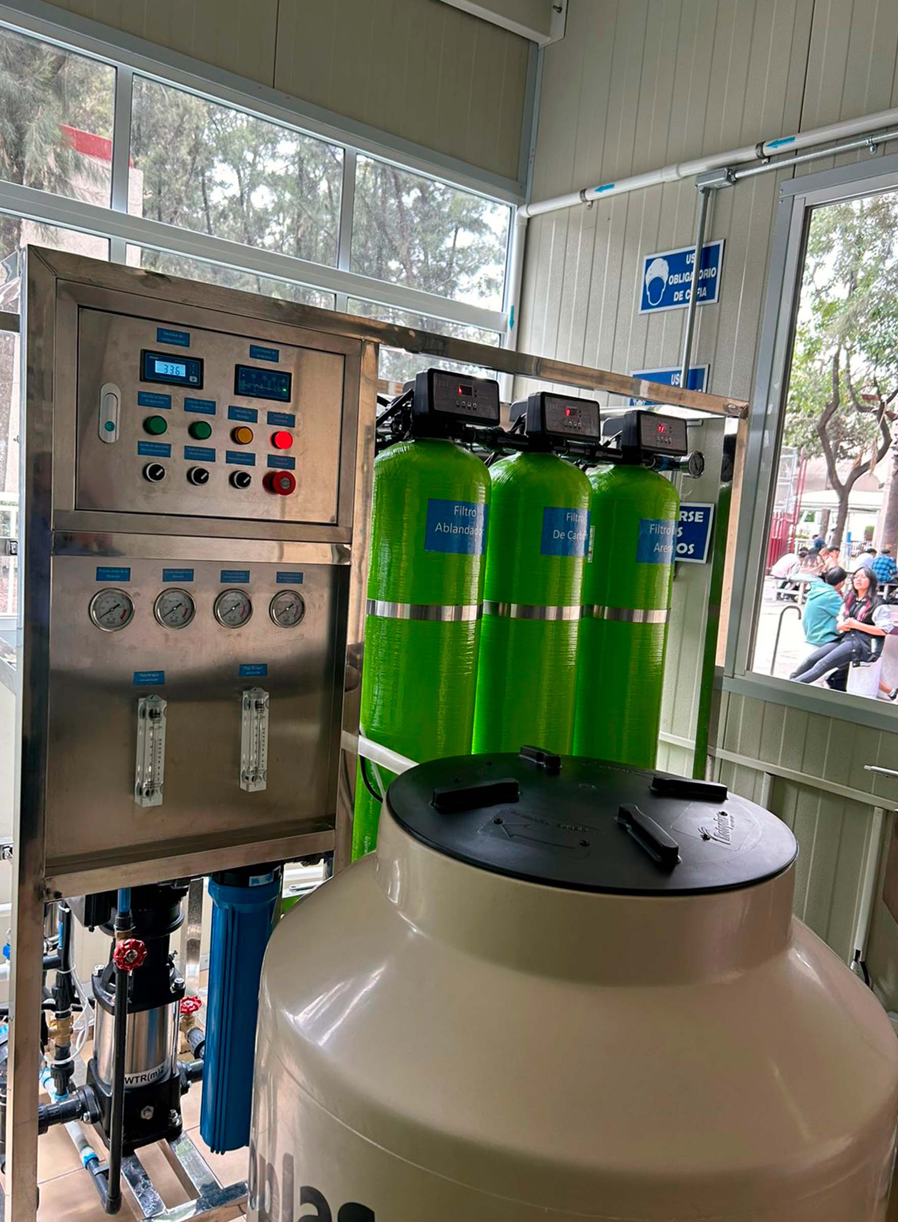 sistema de osmosis inversa por Briteg instrumentos cientificos 