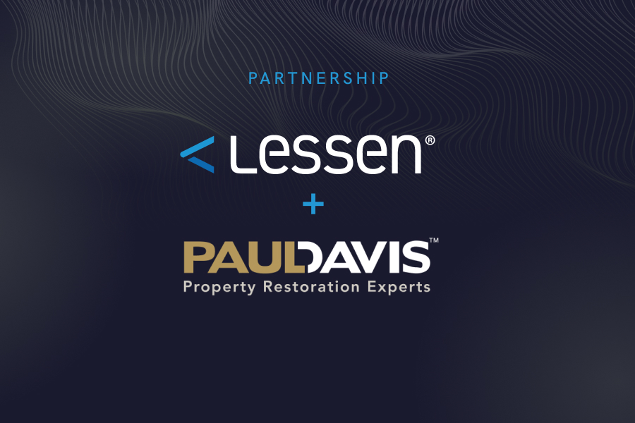 Lessen Announces Strategic Partnership with Paul Davis Restoration to Expand Nationwide Property Services Network