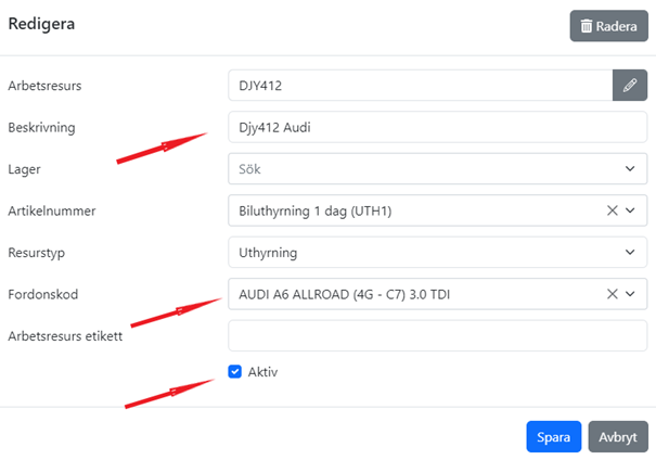 Biltid_System_manual_program_affärssystem_dms_bilverkstad_lånebil_modul_2