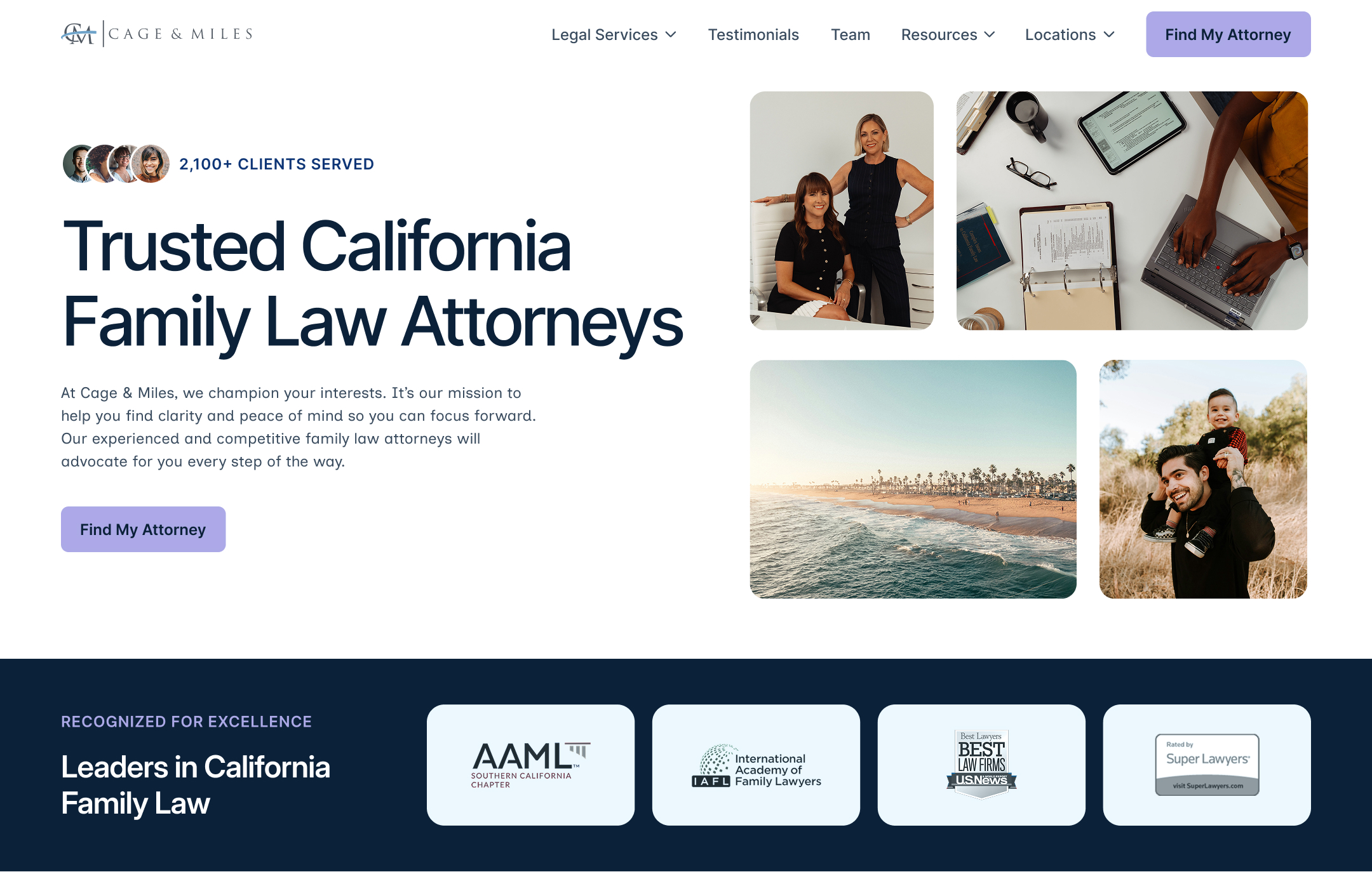 cage & miles site hero