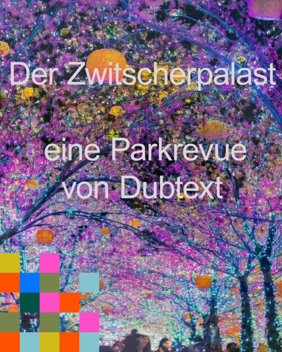 Flyer für "Zwitscherpalast"