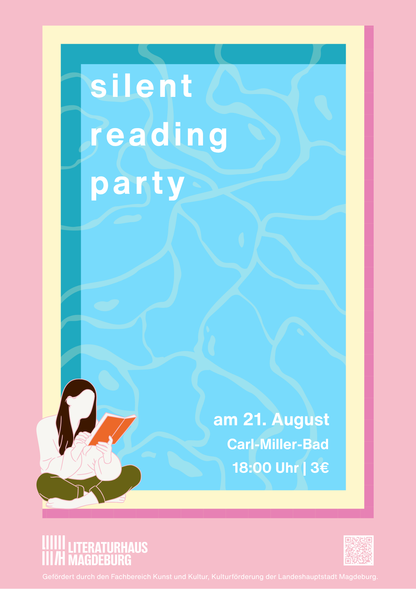 Postkarte Silent Reading