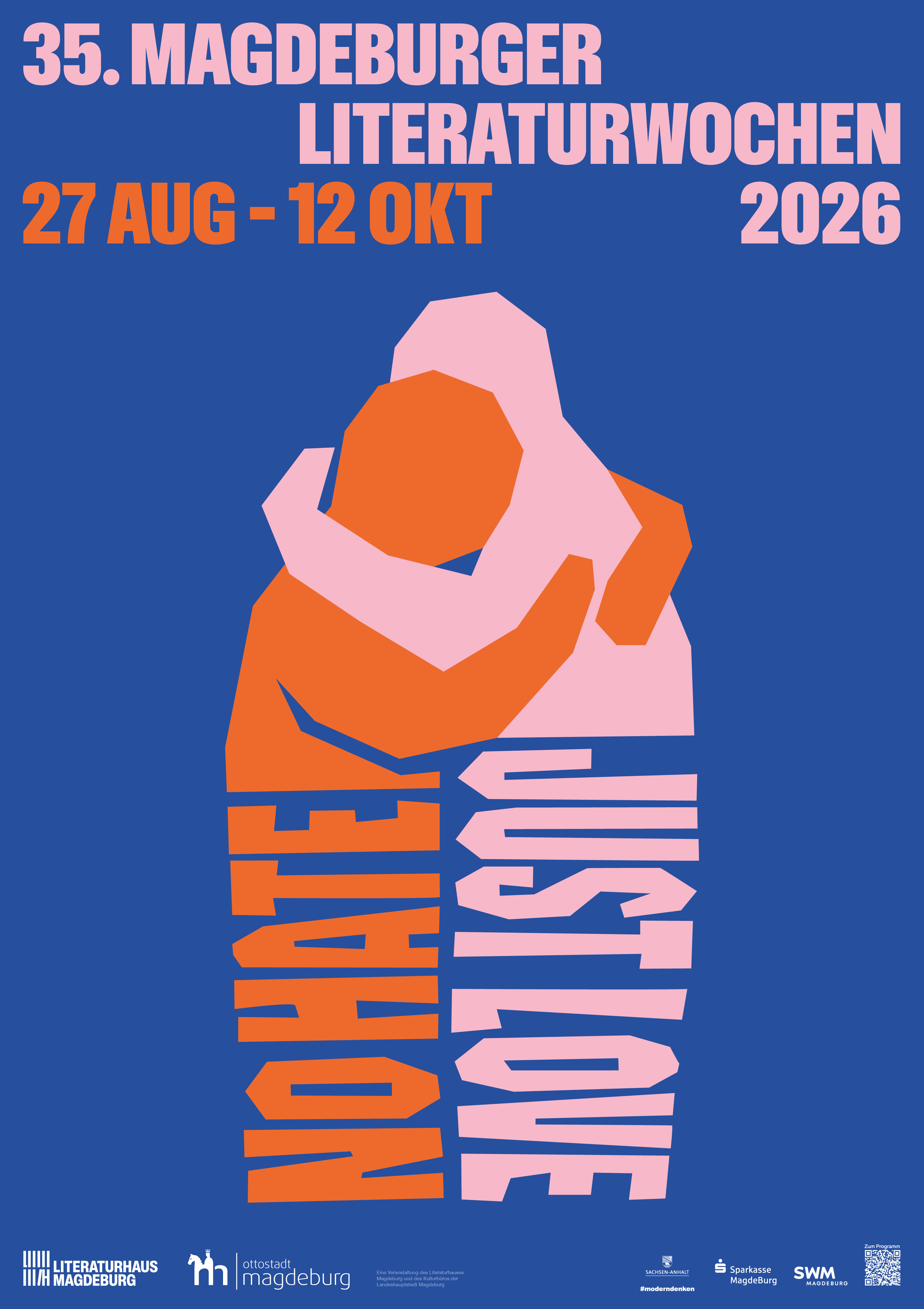 Motivplakat 35. Magdeburger Literaturwochen