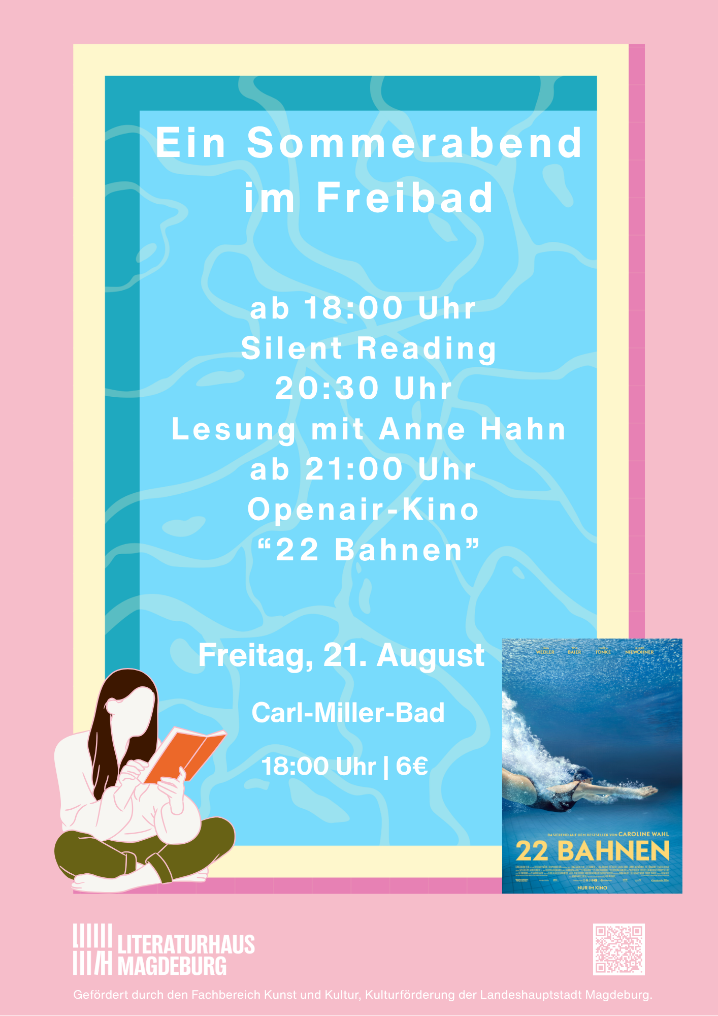 Postkarte Silent Reading