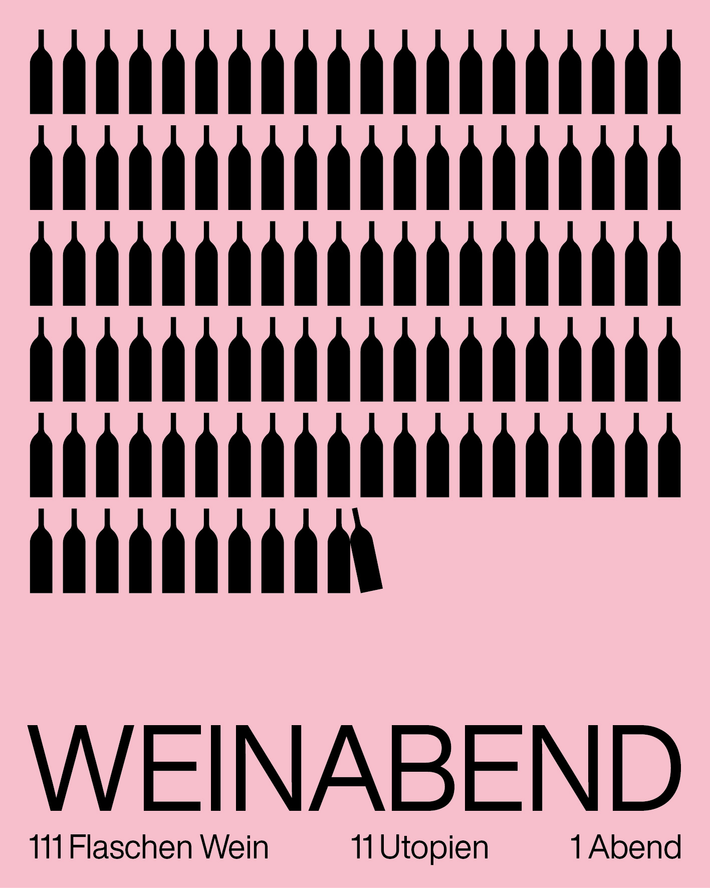 Plakat Weinabend