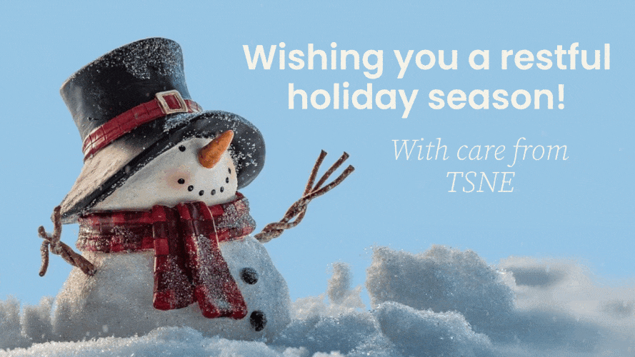 Blog and social media post animation for the winter holidays