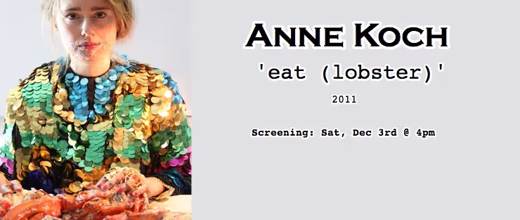 Anne Koch eat(lobster)