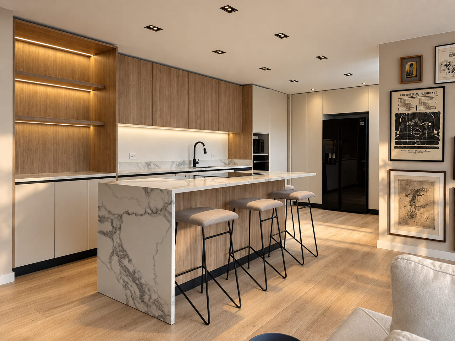 Apartamento remodelado en arriendo, Rosales.