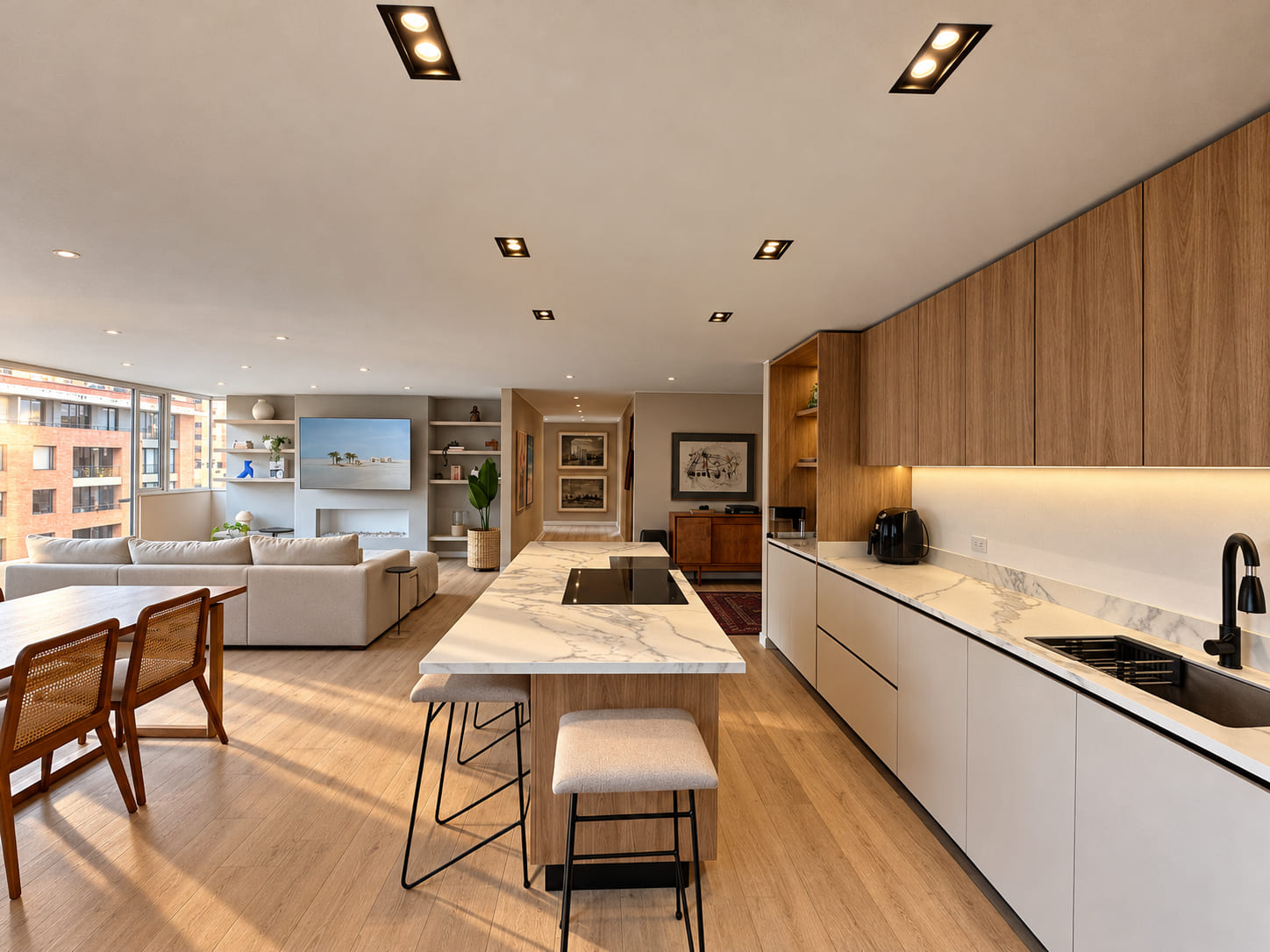 Apartamento remodelado en arriendo, Rosales.