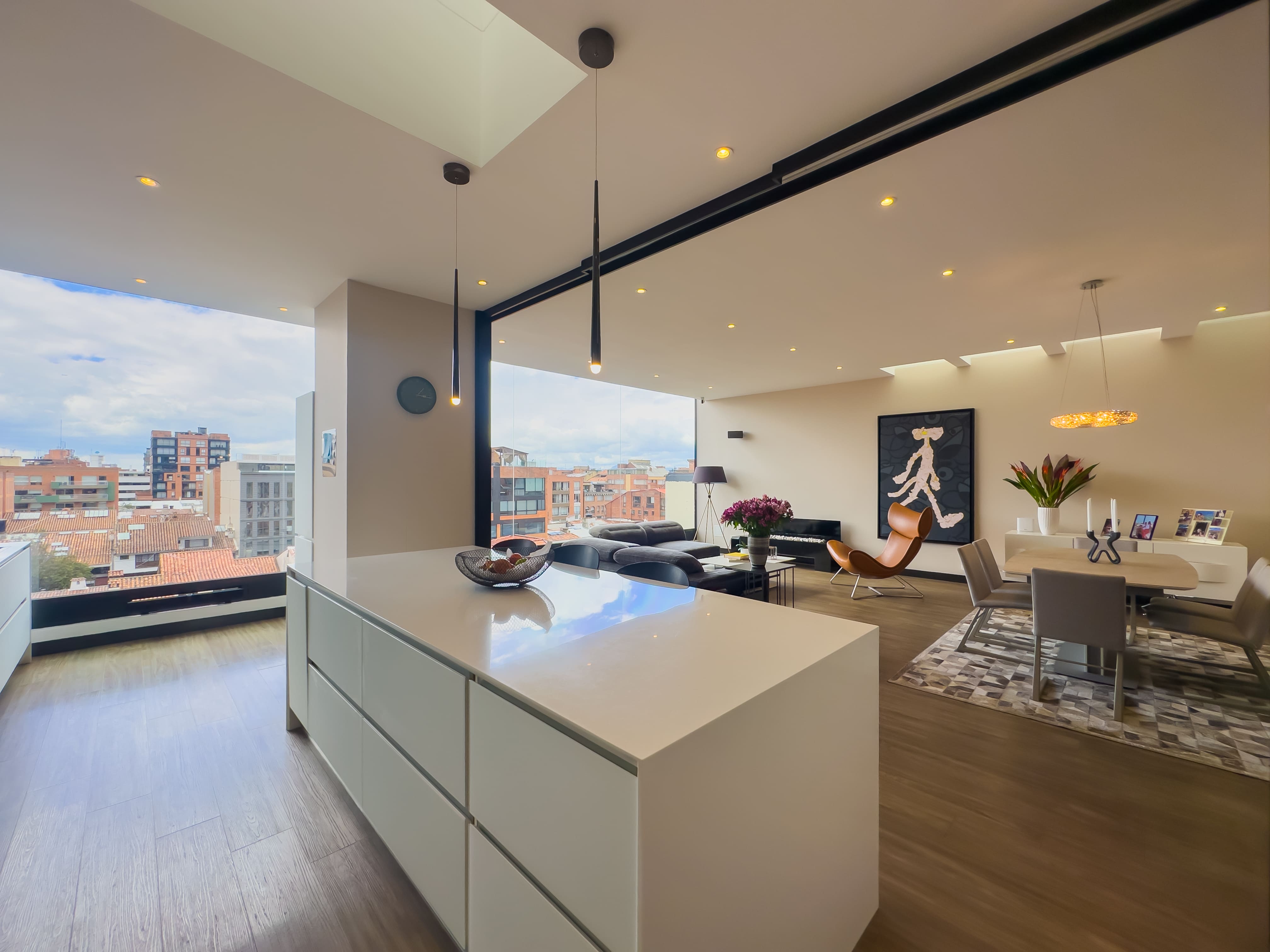Penthouse en venta con terraza, Santa Paula.
